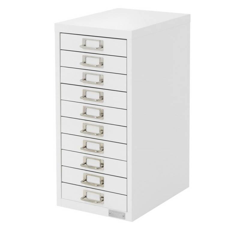 ML-DESIGN Aktenschrank Metallschrank mit Schubladen freistehender Aufbewahrungsschrank (1-St) Lagerschrank Weiß Büroschrank Werkzeugschrank Stahlschrank von Ml-Design