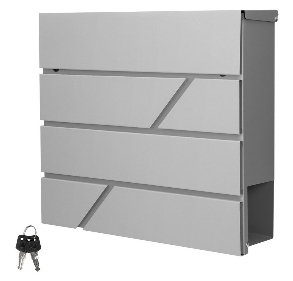 ML-DESIGN Briefkasten Wandbriefkasten Postkasten Design Briefkastenanlage Postbox, Standbriefkasten mit Zeitungsfach inkl. 2 Schlüssel Stahl ML-DESIGN Briefkasten Wandbriefkasten Postkasten Design Briefkastenanlage Postbox, Standbriefkasten mit Zeitungsfach inkl. 2 Schlüssel Stahl von Ml-Design
