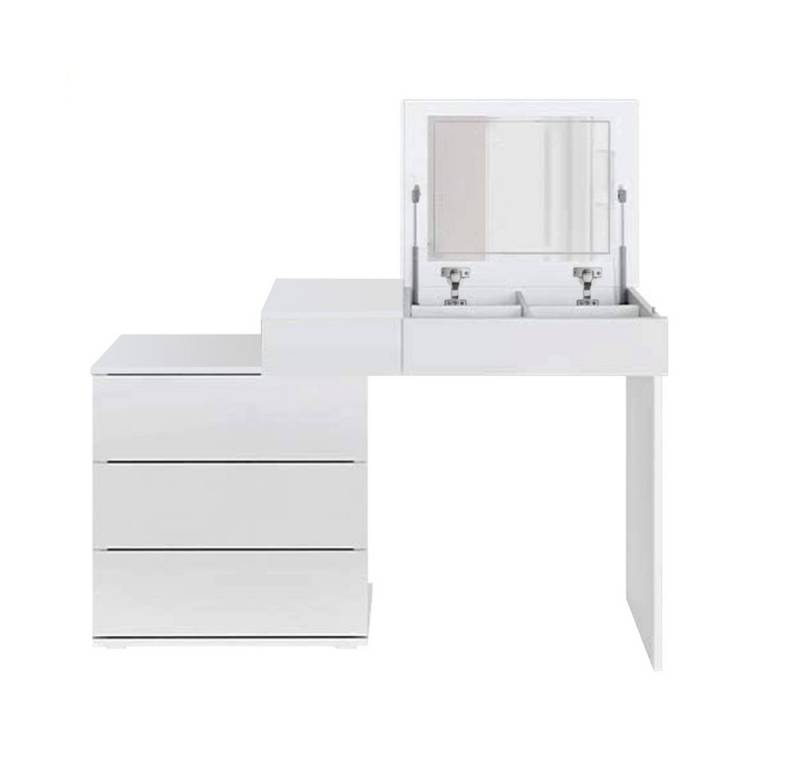 ML-DESIGN Hängemattengestell Schminktisch mit Klappspiegel 117,5x78x45 cm weiß aus MDF ML-Design von Ml-Design
