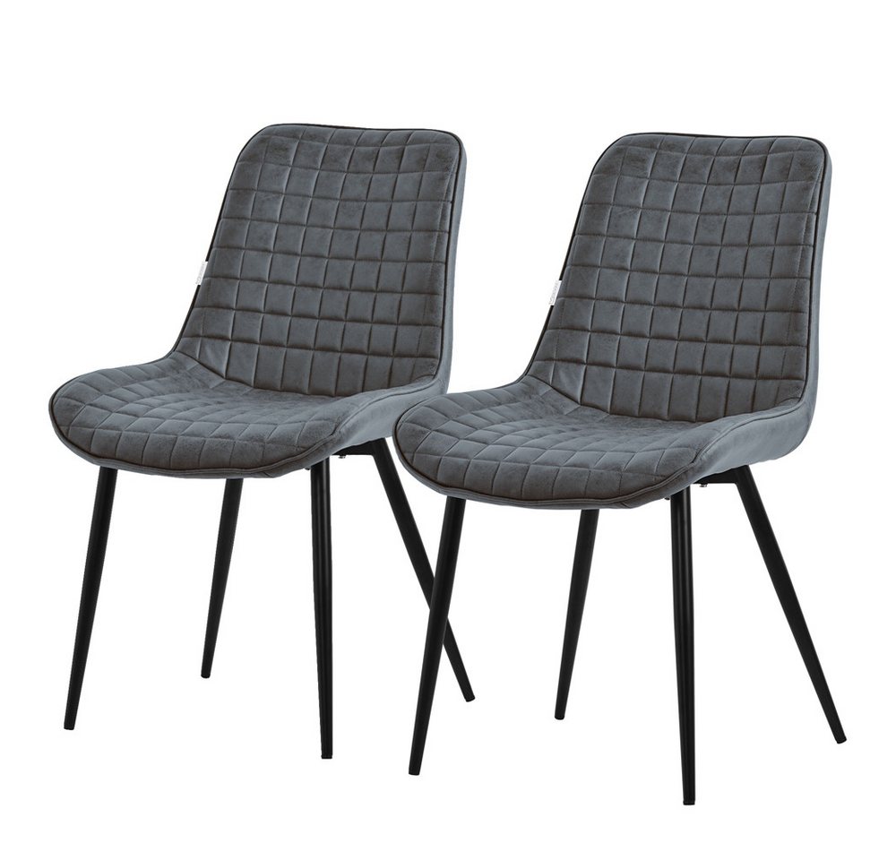 ML-DESIGN Stuhl Esszimmerstühle mit Rückenlehne moderne Design Kunstleder Küchenstühle (2 St), Polsterstuhl Esstischstühle 2er Set Küchenstuhl PU-Leder von Ml-Design