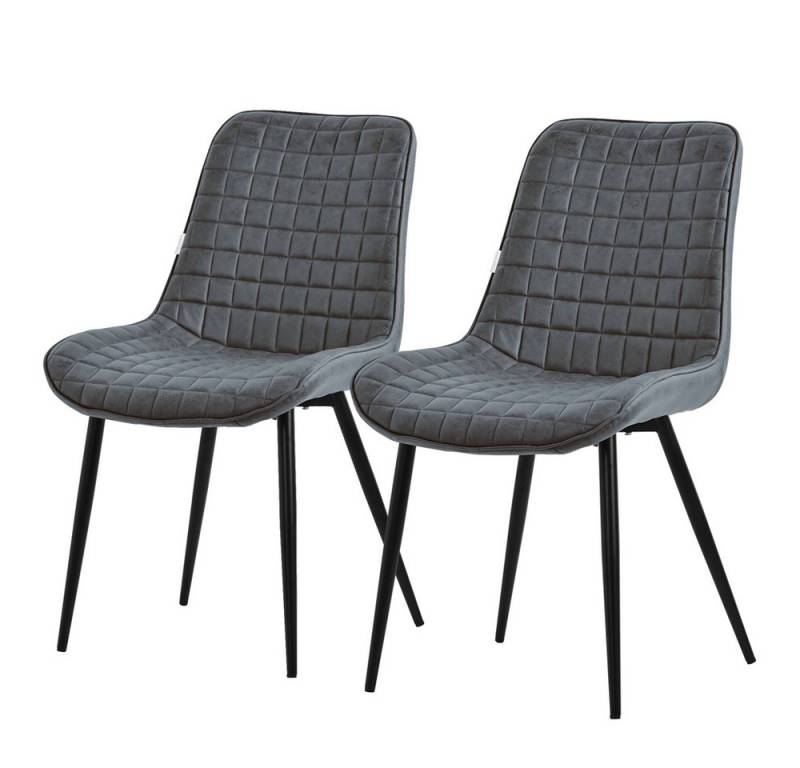 ML-DESIGN Stuhl Esszimmerstühle mit Rückenlehne moderne Design Kunstleder Küchenstühle (2 St), Polsterstuhl Esstischstühle 2er Set Küchenstuhl PU-Leder von Ml-Design