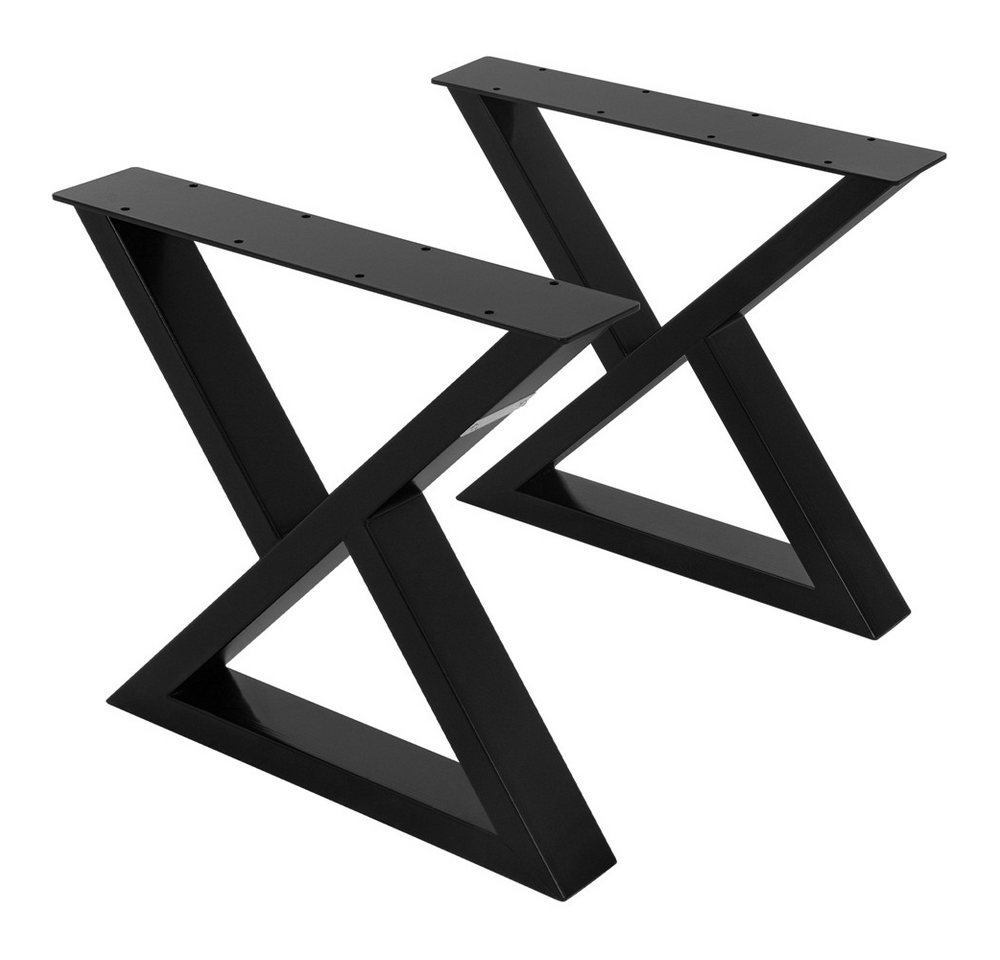 ML-DESIGN Tischbein 2er Set Tischgestell Bankkufen Tischkufen Möbelfüße aus Stahl, Kufengestell Bankkufen X-Form Schwarz Bankbeine für DIY-Projekte ML-DESIGN Tischbein 2er Set Tischgestell Bankkufen Tischkufen Möbelfüße aus Stahl, Kufengestell Bankkufen X-Form Schwarz Bankbeine für DIY-Projekte von Ml-Design