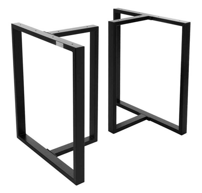 ML-DESIGN Tischbein 2er Set Tischgestell Bankkufen Tischkufen Möbelfüße aus Stahl, Kufengestell Bankkufen für Couchtisch/Sitzbank DIY-Projekte von Ml-Design