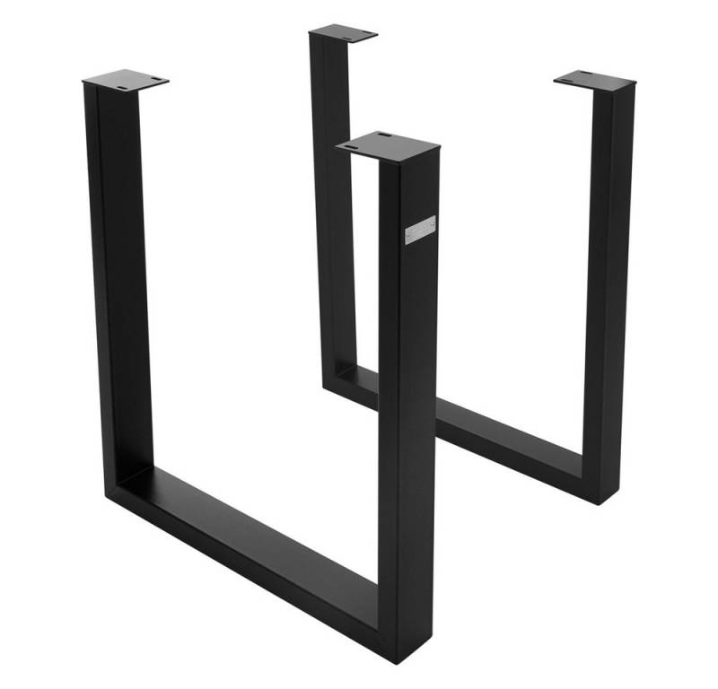 ML-DESIGN Tischbein 2er Set Tischgestell Bankkufen Tischkufen Möbelfüße aus Stahl, Kufengestell Bankkufen für Couchtisch/Sitzbank DIY-Projekte von Ml-Design