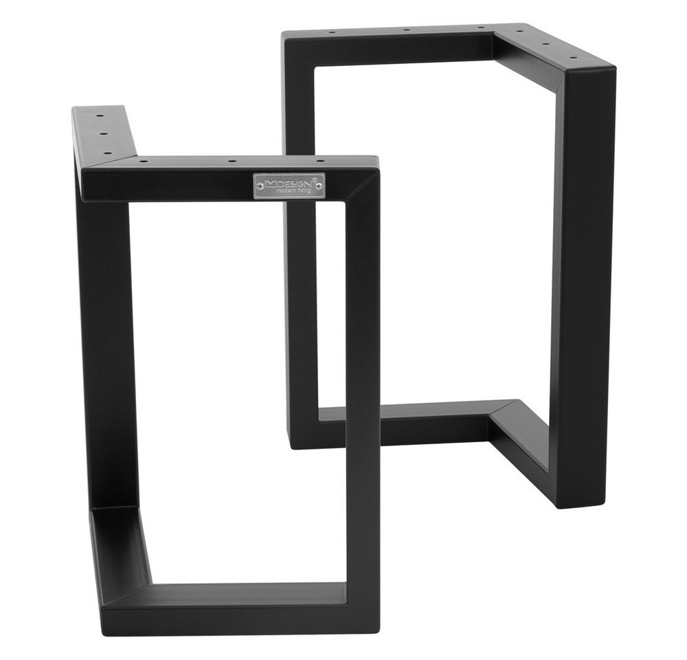 ML-DESIGN Tischbein 2er Set Tischgestell aus Metall Industrial-Design für DIY Projekte, Tischkufen ARROW 38x43 cm V-Form Schwarz Metall Möbelfüße ML-DESIGN Tischbein 2er Set Tischgestell aus Metall Industrial-Design für DIY Projekte, Tischkufen ARROW 38x43 cm V-Form Schwarz Metall Möbelfüße von Ml-Design