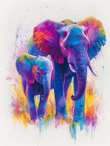 Diamond Painting Farbe Diamond Painting Erwachsene Groß XXL 100x130cm, Elefant 5D DIY Diamant Malerei Basteln Set, Kreativ Set für Erwachsene, Crystal Art Basteln Kits für Wanddeko Geschenke,Model 554 Diamond Painting Farbe Diamond Painting Erwachsene Groß XXL 100x130cm, Elefant 5D DIY Diamant Malerei Basteln Set, Kreativ Set für Erwachsene, Crystal Art Basteln Kits für Wanddeko Geschenke,Model 554 von Mlfzsccn