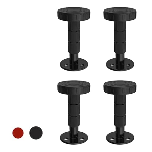 4PCS Verstellbare Möbel Mit Schwerpunkt Füße Anti Shake Bettenbeine Für Die Stabilität Und Den Bodenschutz Verbessern von Mllepjdh