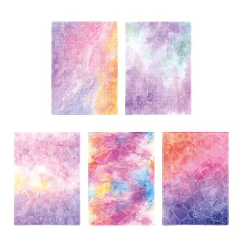 5pcs Ästhetischer Aquarellaufkleber Scrapbooking Dekoratives Klebstoffpapier Für Journal Notebook Album Telefon Fall Repositionierbares Papier von Mllepjdh