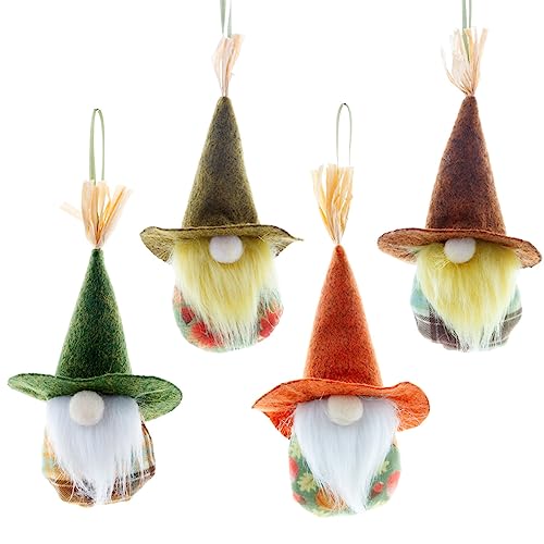 Erntefest Hängende Zwerge Set 4 Stück Haushalt Ornamente Dekoration Charm für Esszimmer Küche Dekoration Geschenk Wichtel Dekoration von Mllepjdh