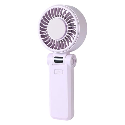 Handventilator mit hohem Volumen, effiziente Kühlung 4000 mAh, strukturiertes ABS, geeignet für verstellbare Drehzahlventilatoren für Büro und Outdoor von Mllepjdh