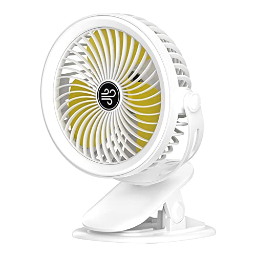 Leichter Ventilator für den Innen- und Außenbereich, mit 1200 mAh Akku, verstellbarer Winkel für Schlafzimmer, Terrasse, Garage Leichter Ventilator für den Innen- und Außenbereich, mit 1200 mAh Akku, verstellbarer Winkel für Schlafzimmer, Terrasse, Garage von Mllepjdh