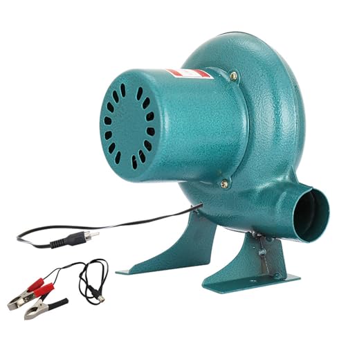 Mllepjdh 12V2A Tragbarer Ventilator Ventilator Ventilator mit Batterieclip Geeignet für Küche Restaurant Metallguss 12V Motorrad Gebläse Batteriebetrieben von Mllepjdh
