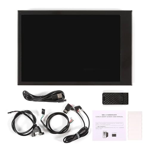 Mllepjdh 3,5 Zoll TypeC Subscreen UsbC Kleiner Bildschirm für Computermonitore AIDA64 für Computerdaten und Speicher von Mllepjdh
