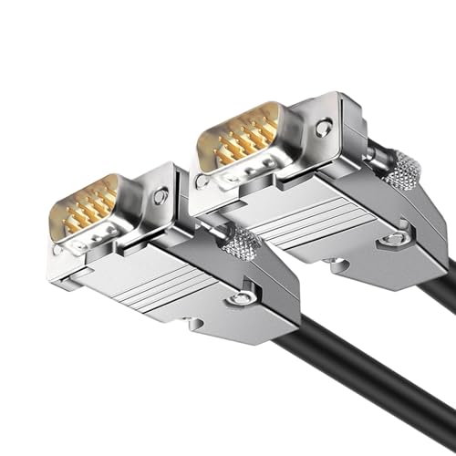 Mllepjdh D Sub 15Pin VGA Kabel 3 Zeilen Design Kupferte Anschlüsse 1.5meter Verbessert SVGA Kabel Von Getriebe. von Mllepjdh