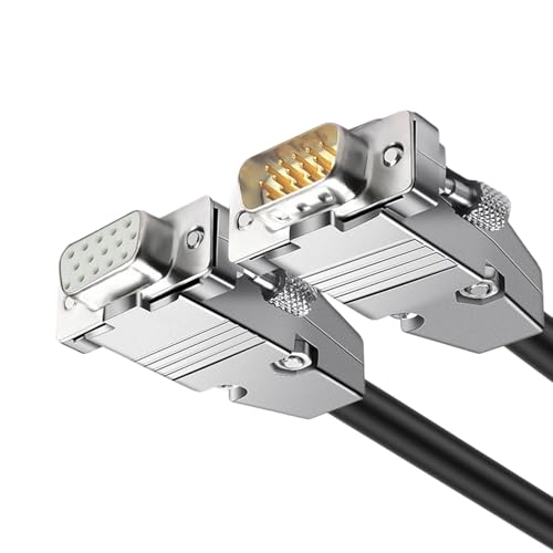 Mllepjdh D Sub 15Pin VGA Kabel 3 Zeilen Design Kupferte Anschlüsse 1.5meter Verbessert SVGA Kabel Von Getriebe. von Mllepjdh