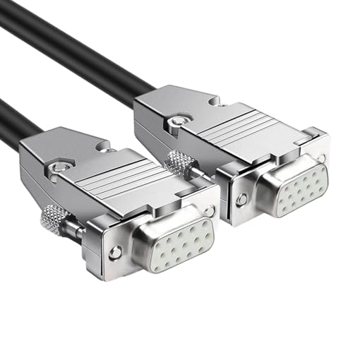 Mllepjdh D Sub 15Pin VGA Kabel 3 Zeilen Design Kupferte Anschlüsse 1.5meter Verbessert SVGA Kabel Von Getriebe. von Mllepjdh