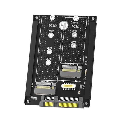 Mllepjdh Doppelte M.2 NGFF SSD Zu 3.0 Adapterkartenkonverter M.2 Erweiterungskartenhalterung Für 2230/2242/2260/2280 SSD M.2-Sockelkompatibilität In Mehreren Größen von Mllepjdh