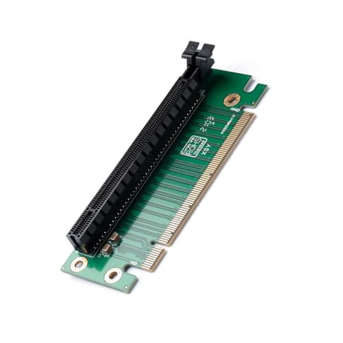 Mllepjdh Einfache Installation PCIE X16 Male to Femal Graphics Karte Adapter 90 Grad Rotation Für Kleine Gehäuse Risers Karte von Mllepjdh