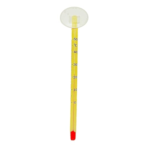 Mllepjdh Flüssigkeits-in-Glas Aquarium Thermometer Messen Temperatur Meter Werkzeuge Schwimmend Tauchwassertemperatur Meter Aquarium Thermometer Saugnapf von Mllepjdh