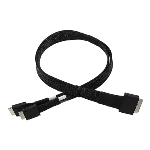 Mllepjdh Hochgeschwindige Datenübertragungskabel Für Server 50 cm SFF8611 8i Bis SFF8611 4IX2 Kabel Für IT Hardware Engineering Mllepjdh Hochgeschwindige Datenübertragungskabel Für Server 50 cm SFF8611 8i Bis SFF8611 4IX2 Kabel Für IT Hardware Engineering von Mllepjdh