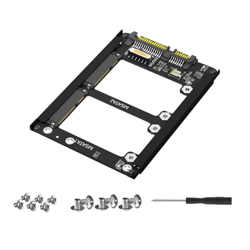 Mllepjdh MSATA SATA3.0 Adapter Risers Doppel MSATA Zu SATA3.0 6Gbit / S Adapter Kartenbuchse Gehäuse MSATA Adapter Für PC Mllepjdh MSATA SATA3.0 Adapter Risers Doppel MSATA Zu SATA3.0 6Gbit / S Adapter Kartenbuchse Gehäuse MSATA Adapter Für PC von Mllepjdh