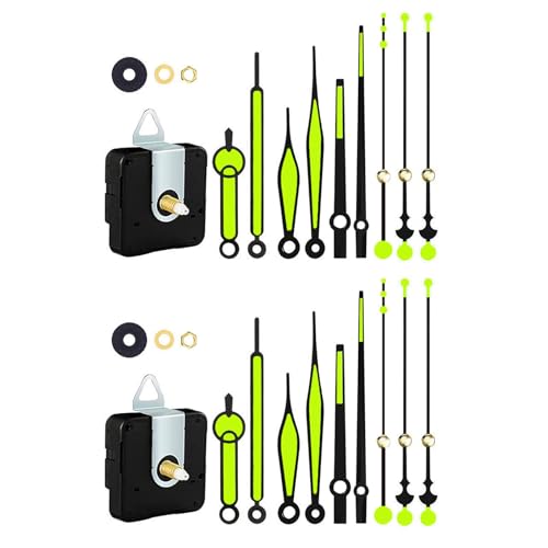 Mllepjdh Quartzs Taktmechanismus Kits Wandmechanismen Batteriebetriebene Ersatzbewegung Teile DIYs Reparatur Teil Wanduhr Bewegungsmechanismus Batterie Betriebene Reparaturteile von Mllepjdh