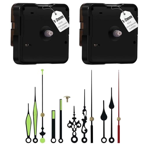 Mllepjdh Quartzs Taktmechanismus Kits Wandmechanismen Batteriebetriebene Ersatzbewegung Teile DIYs Reparatur Teil Wanduhr Bewegungsmechanismus Batterie Betriebene Reparaturteile von Mllepjdh
