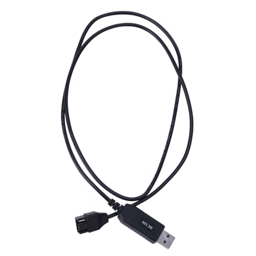 Mllepjdh USB 5V auf 12V Lüfterkabel Adapter USB auf 4Pin Stecker für PC Chassis Lüfter Netzteil Adapter Konverter Computer Fan Power Extension Cable von Mllepjdh