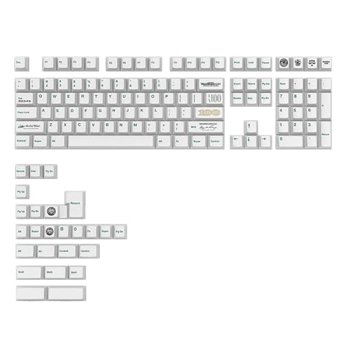 US Dollar Theme Keycaps Dye Sublimation Original Height Keycap For 61 64 68 84 87 96 980 Mechanical Keyboards von Mllepjdh