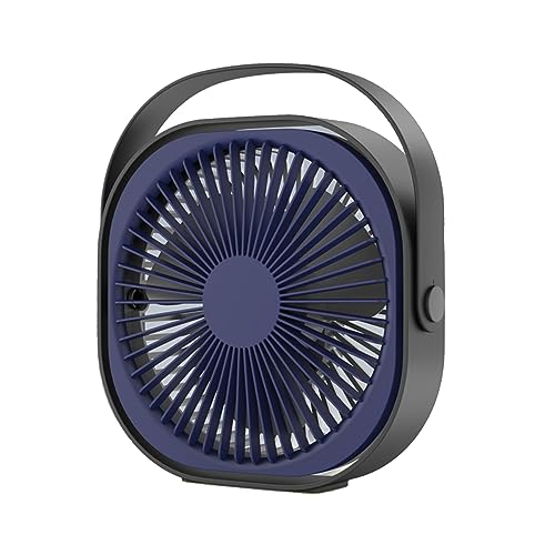 USB-Ventilator, 15,2 cm (6 Zoll), verstellbarer kleiner drehbarer USB-Ventilator, leiser USB-Ventilator für Schreibtisch, Heimbüro von Mllepjdh