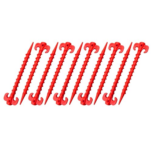 Zelt-Heringe, 10 Stück, Regenplane, für Camping, Outdoor, robustes Zelt, Erdspieß Zelt-Heringe, 10 Stück, Regenplane, für Camping, Outdoor, robustes Zelt, Erdspieß von Mllepjdh