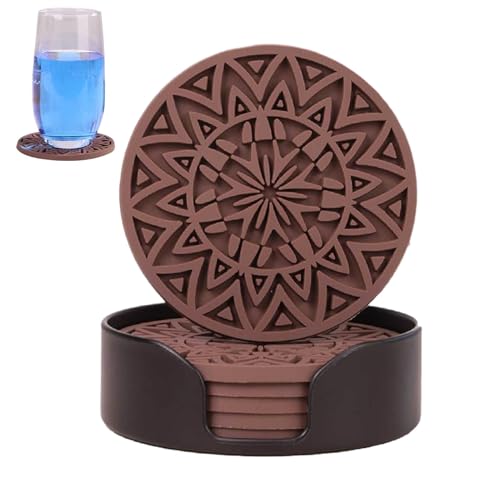 Getränkeuntersetzer Set | Untersetzer aus Silikon | Untersetzer Set bunt | Getränkeuntersetzer für Kaffee Getränkeuntersetzer Set Getränkeuntersetzer 6 Stück Untersetzer Schutz Getränkeuntersetzer Set | Untersetzer aus Silikon | Untersetzer Set bunt | Getränkeuntersetzer für Kaffee Getränkeuntersetzer Set Getränkeuntersetzer 6 Stück Untersetzer Schutz von Mlllokfki