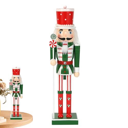 Mlllokfki Wooden Nutcracker Statuen | Indoor Nutcracker Figuren | Outdoor Nutcracker Statue, Nutcracker Christmas Decor Nutcracker Standing Figur Christmas Wooden Sculpture Nutcracker Indoor Ornament Mlllokfki Wooden Nutcracker Statuen | Indoor Nutcracker Figuren | Outdoor Nutcracker Statue, Nutcracker Christmas Decor Nutcracker Standing Figur Christmas Wooden Sculpture Nutcracker Indoor Ornament von Mlllokfki