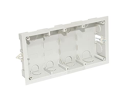 mmconecta Arbeitsplatz Damfpgarbehälter Einbau 4 Module VACIA weiß Schnee von Mmconecta