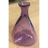 Wunderschöne Lila Glas Willsea O'brien 3-Seitige Vase von MmeBsBeautifulThings