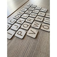 Buchstaben Scrabble, Holzbuchstaben, Wanddeko, Familie Buchstaben Scrabble, Holzbuchstaben, Wanddeko, Familie von MmePlottine