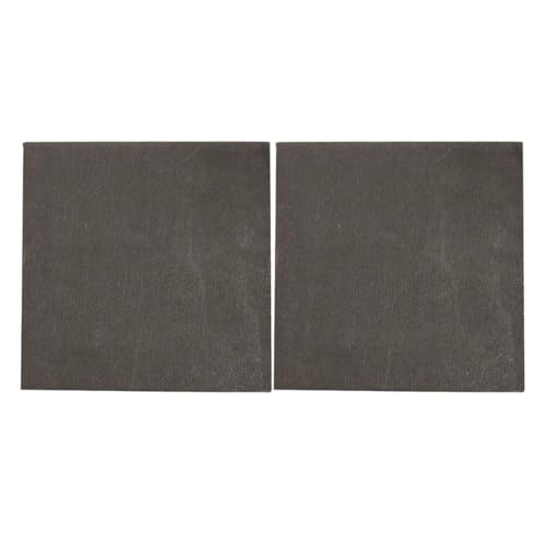 Graphitplatte, 100 x 100 x 2 mm, hochreines Kohlenstoff-Graphit, Elektrodenplatte, Anodenplatte, Form for Selbermachen, 2 Stück von Mmgolhx