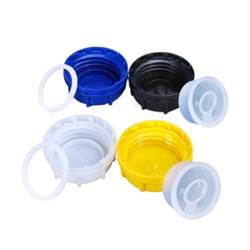 Mmgolhx Stapeleimerdeckel 20-30L Kunststoffeimerdeckel Ø 60mm mit Dichtring/Innendeckel 1 Stück(A Translucent) von Mmgolhx