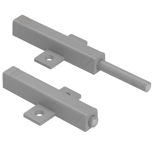 DrucktüRöFfner Push To Open TüRöFfner, Magnetische TüRschnäPper Push To Open TüRöFfner Druck Touch Release Schrank Magnet Magnetische Entriegelungsriegel FüR Groß Kleiderschrank Kleiderschrank Grau von Mmgoqqt