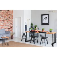 2x Tischgestell Tischkufen Tischbeine Tischuntergestell Trapez von Mmobel