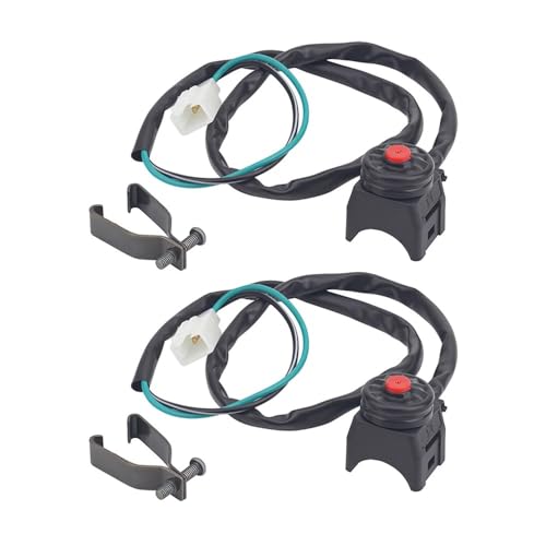 Geeignet for Motorrad Universalschalter Lenker Stoppschalter Hupenknopf 7/8 22 mm(2 pcs) von MnVwCu
