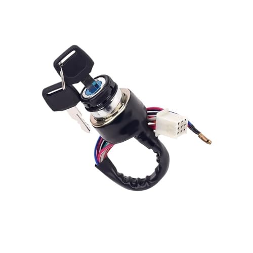 Motorrad 9 Pin Mit 2 Drähte Türschloss Zündschlüssel Schalter for AX100 125cc 150cc 250cc 300cc ATV 100 Motorrad 9 Pin Mit 2 Drähte Türschloss Zündschlüssel Schalter for AX100 125cc 150cc 250cc 300cc ATV 100 von MnVwCu