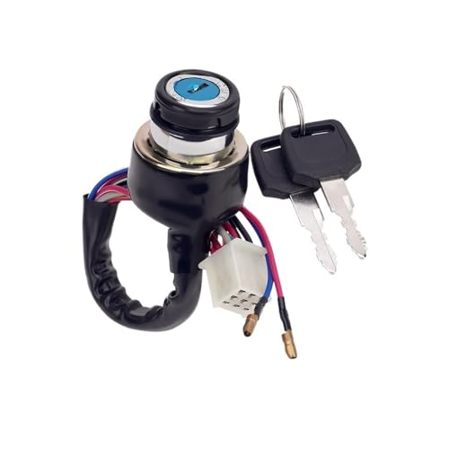 Motorrad 9 Pin Mit 2 Drähte Türschloss Zündschlüssel Schalter for AX100 125cc 150cc 250cc 300cc ATV 100 von MnVwCu