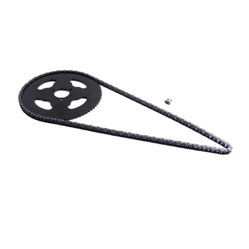 Motorrad T8F-38T/44T/54T/58T/64T/74T Kettenrad hinten T8F 136 Gliederketten for 47cc 49cc Pocket Bike Moto Quad ATV(T8F-58T-29MM) von MnVwCu