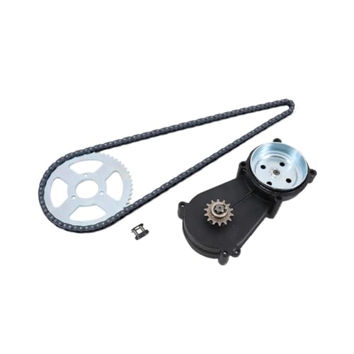 Motorrad T8F 54T 35mm Hinten Kettenrad T8F 126 Link Ketten & 14T Übertragung Getriebe Box for 47cc 49cc Pocket Bike Moto(T8F-54T-35mm) von MnVwCu