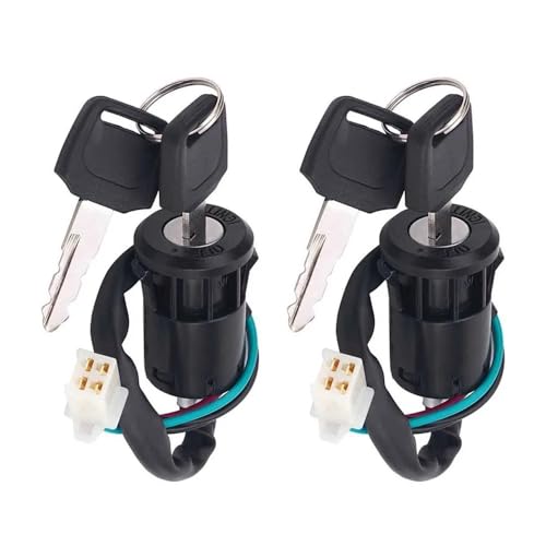 Türschloss Schlüsselschalter & for Coolsport Sunl Coolster 50cc 70cc 90cc 110cc 125cc 150cc(2 Sets Door Lock Key) von MnVwCu