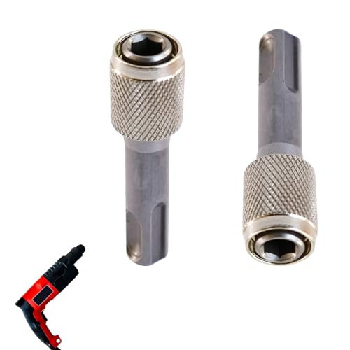 2 Stück 6,35mm SDS Plus Adapter Silber Bithalter von MniimaLuxe