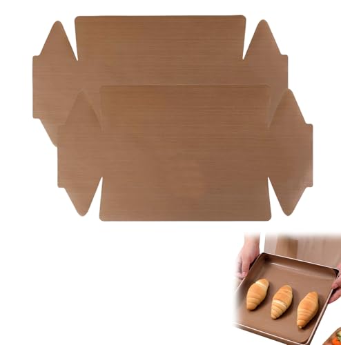 2 Stück Backpapier Wiederverwendbar,Dauerbackfolie für Backblech Backofen,Backfolie Wiederverwendbar,Backpapier Zuschnitte,Dauerbackmatte Hitzebeständig,Dauerbackfolie Kastenform für Springform 2 Stück Backpapier Wiederverwendbar,Dauerbackfolie für Backblech Backofen,Backfolie Wiederverwendbar,Backpapier Zuschnitte,Dauerbackmatte Hitzebeständig,Dauerbackfolie Kastenform für Springform von MniimaLuxe