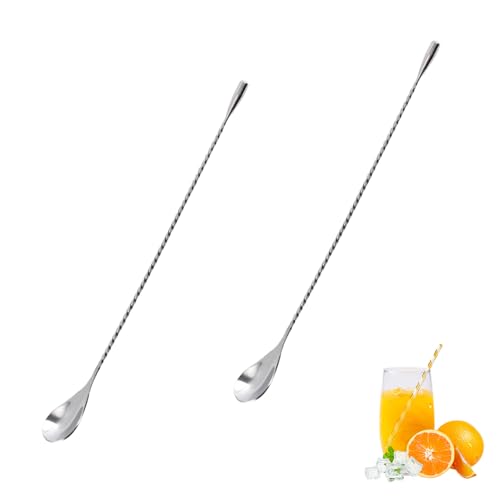 Barlöffel,Cocktail Zubehör,Cocktail-Mischlöffel aus Edelstahl,Spiral-Löffel Barlöffel,Cocktail Zubehör,Cocktail-Mischlöffel aus Edelstahl,Spiral-Löffel von MniimaLuxe