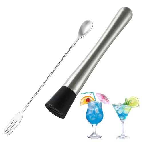 Cocktail Stößel,Cocktail Zubehör zum Debuggen Köstlicher Cocktails,Getränke und Säfte von MniimaLuxe